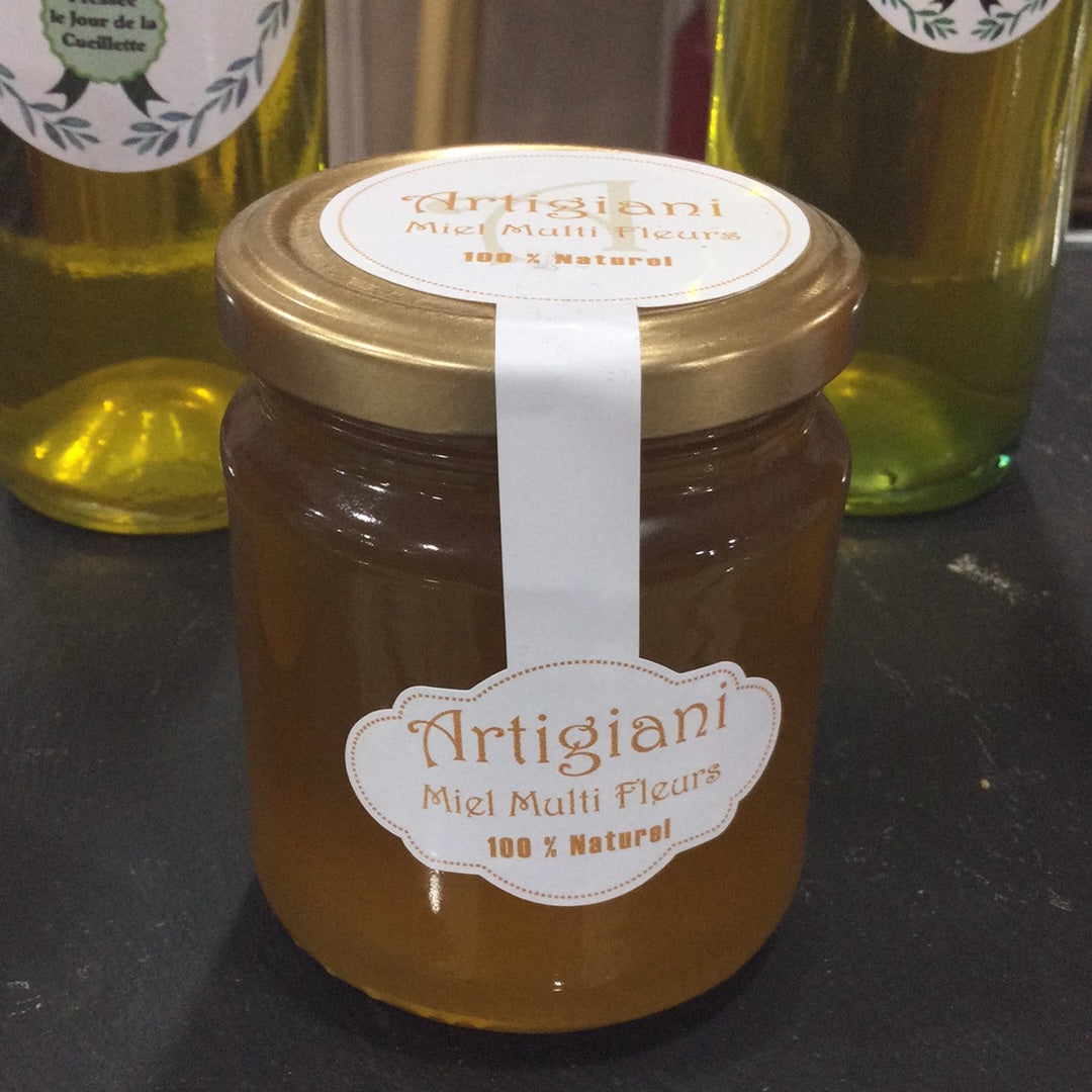 Miel bio multifleurs 250 g – Artigiani